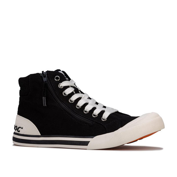 Black - Rocket Dog - Jazzin Hi Surprise Canvas Pumps