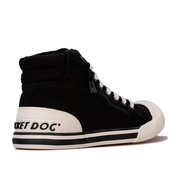 Black - Rocket Dog - Jazzin Hi Surprise Canvas Pumps