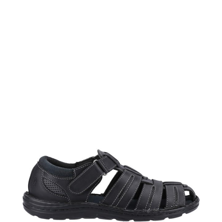 Hush Puppies Men's Black Albert Fisherman Sandal Size 8