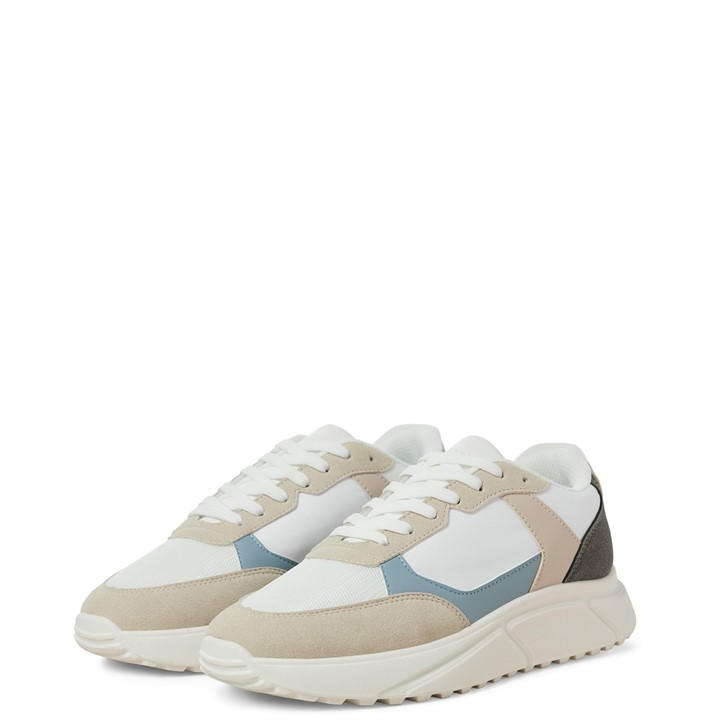 Jack And Jones Men's Cream Aspire Runner Trainer Size 12