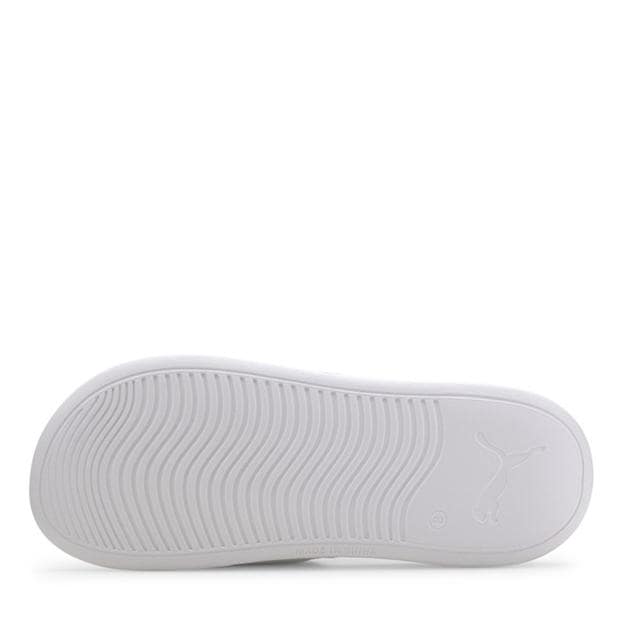 White - Puma - Adults Popcat Logo Sliders