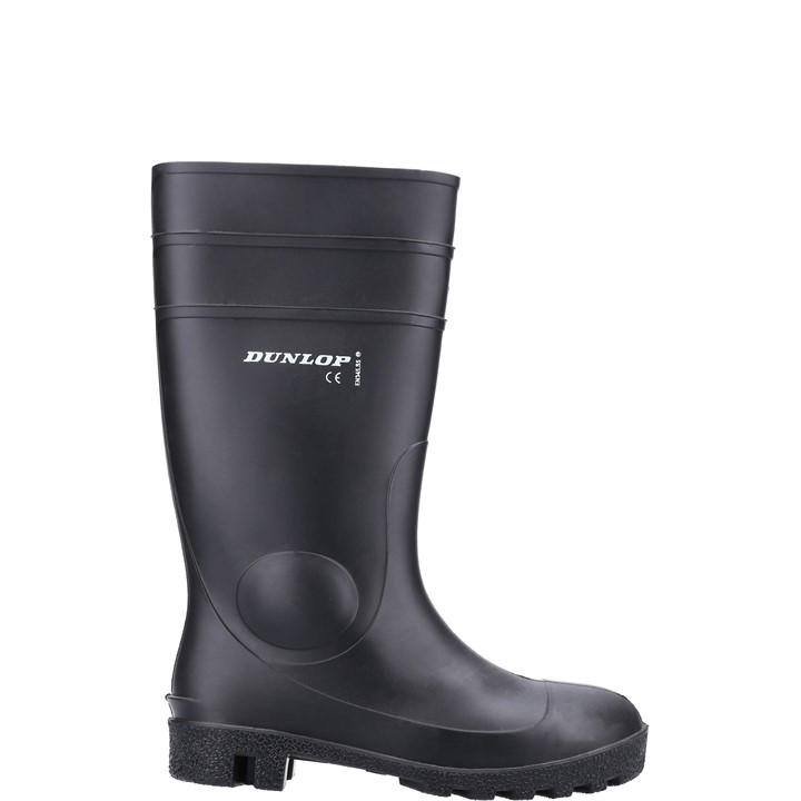 Dunlop Unisex Black Protomastor Full Safety Wellington Size 10.5 (45)