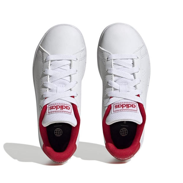 White red - adidas - Advantage Trainers