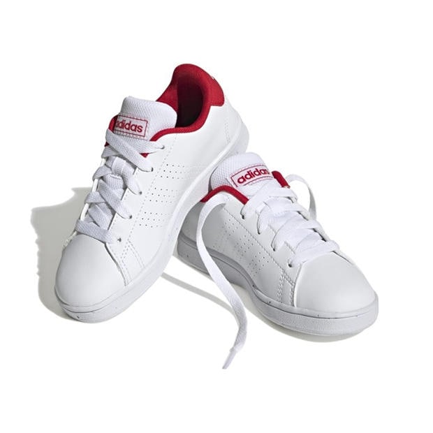 White red - adidas - Advantage Trainers