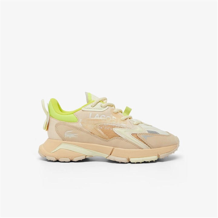 Lacoste Women's Beige L003 Neo Tech Trainers Size 6