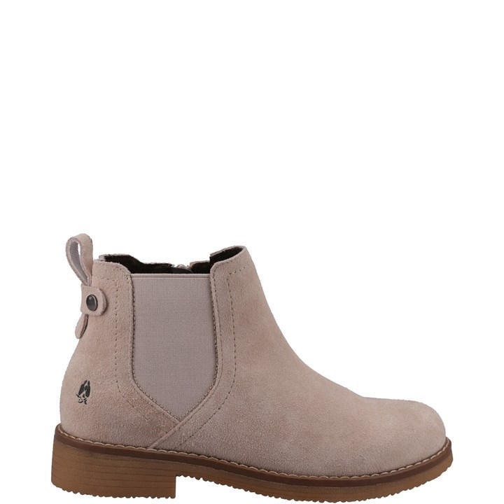 Hush Puppies Women's Beige Maddy Ladies Ankle Boots - Size 6