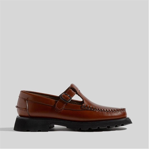 Tan - Hereu - Alber Sport Leather Flats