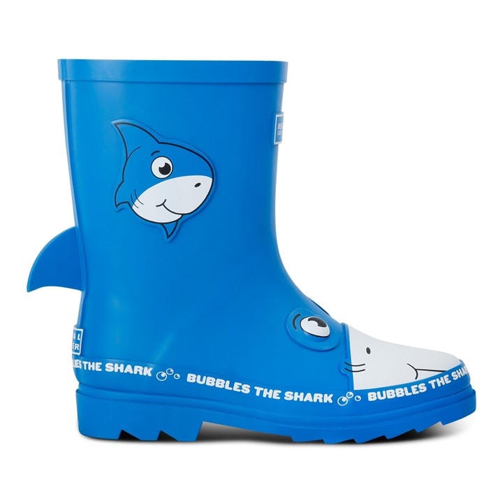 Regatta Boys Bubbles The Shark (Blue) Mudplay Junior Ii Wellies C2