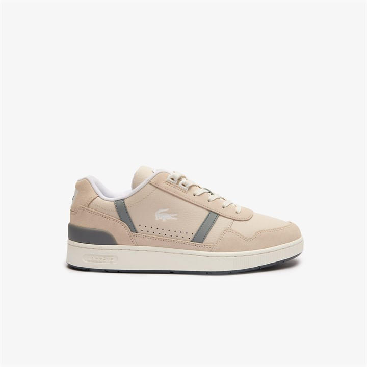 Lacoste Men's White T-Clip Trainers Size 8