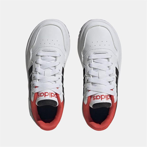 White - adidas - Hoops 3.0 Shoes