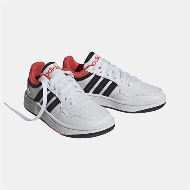 White - adidas - Hoops 3.0 Shoes