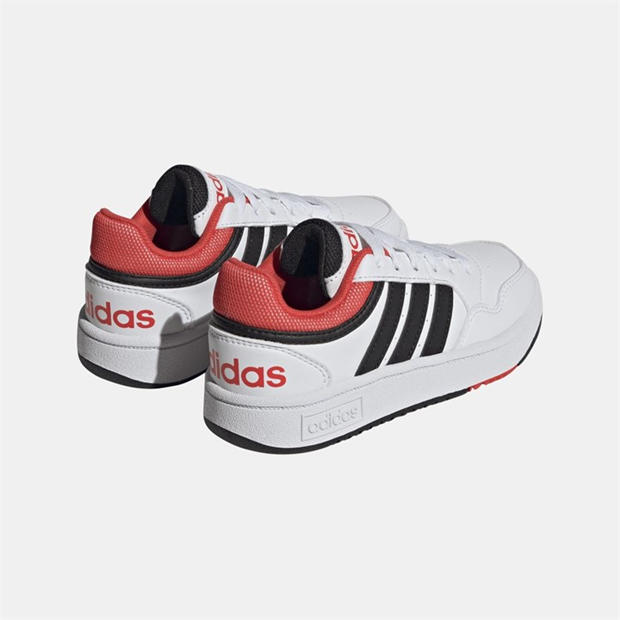 White - adidas - Hoops 3.0 Shoes