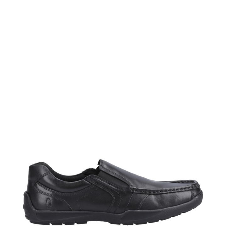 Hush Puppies Kids' Morgan Slip-On Leather Loafers Black Size 7 (41) - Image 4