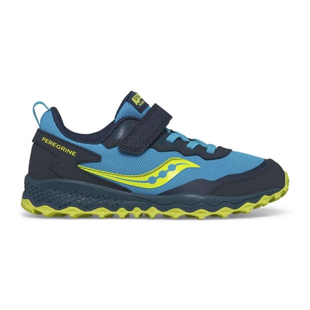 Navy Yellow - Saucony - Peregrine 15 Running Shoe