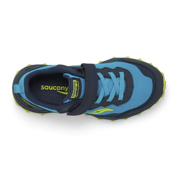 Navy Yellow - Saucony - Peregrine 15 Running Shoe