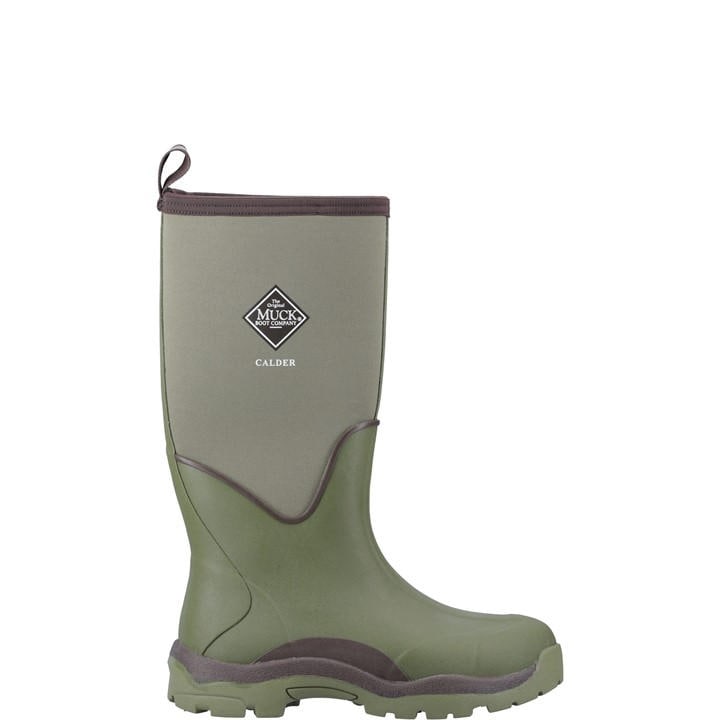 Muck Boots Men's Green Calder Wellingtons in Size 9, Sports Direct