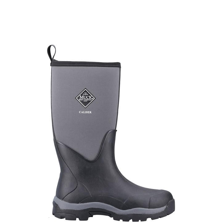 Muck Boots Men's Black Calder Wellingtons in Size 10, Sports Direct