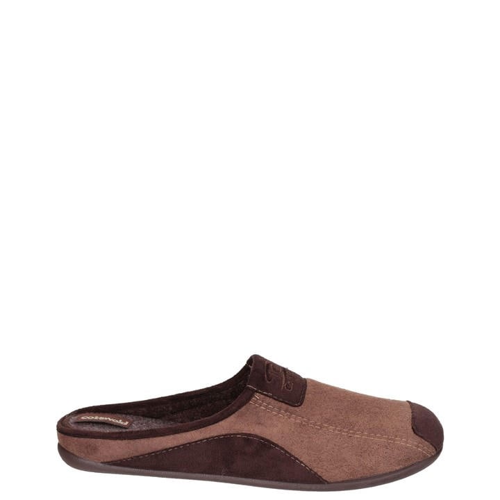 Cotswold Men's Brown Westwell Slipper in Size 11, Sports Direct