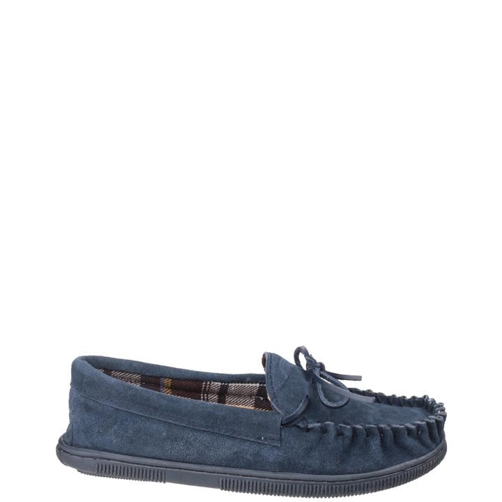 Cotswold Men's Blue Alberta Moccasin Slipper in Size 10, Sports Direct