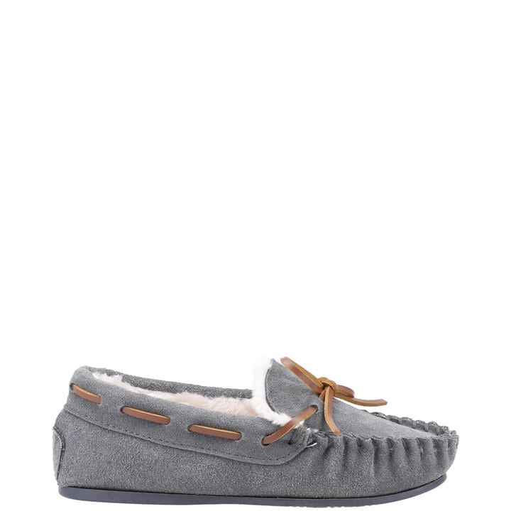 Hush Puppies Boys Grey Addison Slipper in Size 13, Sports Direct