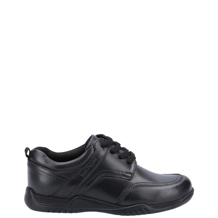 Hush Puppies Boys Black Harvey Senior School Shoe in Size 3.5, Sports Direct