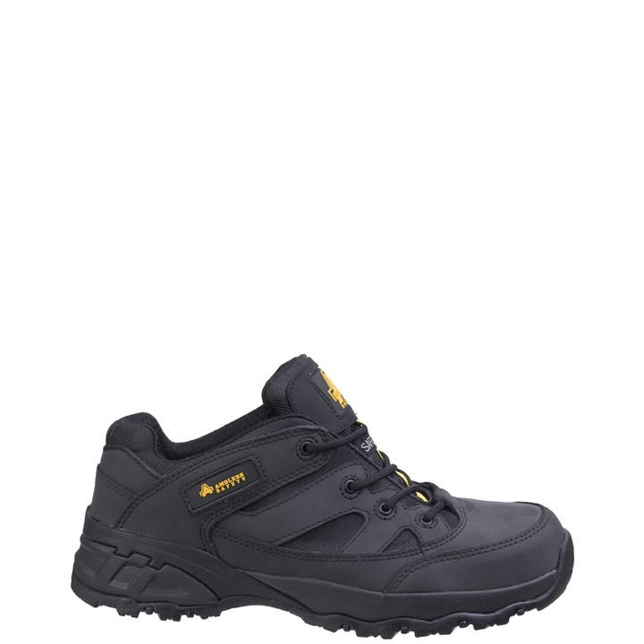 Amblers Safety Men's Black Fs68c Fully Composite Metal Free Safety Trainer in Size 4, Sports Direct