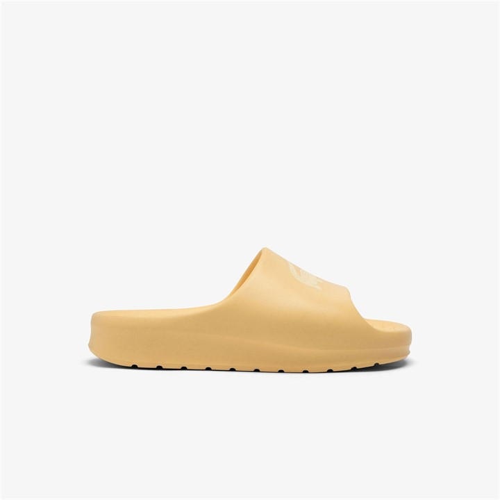 Lacoste Women's Yellow Serve 2.0 Sliders in Size 7, Sports Direct