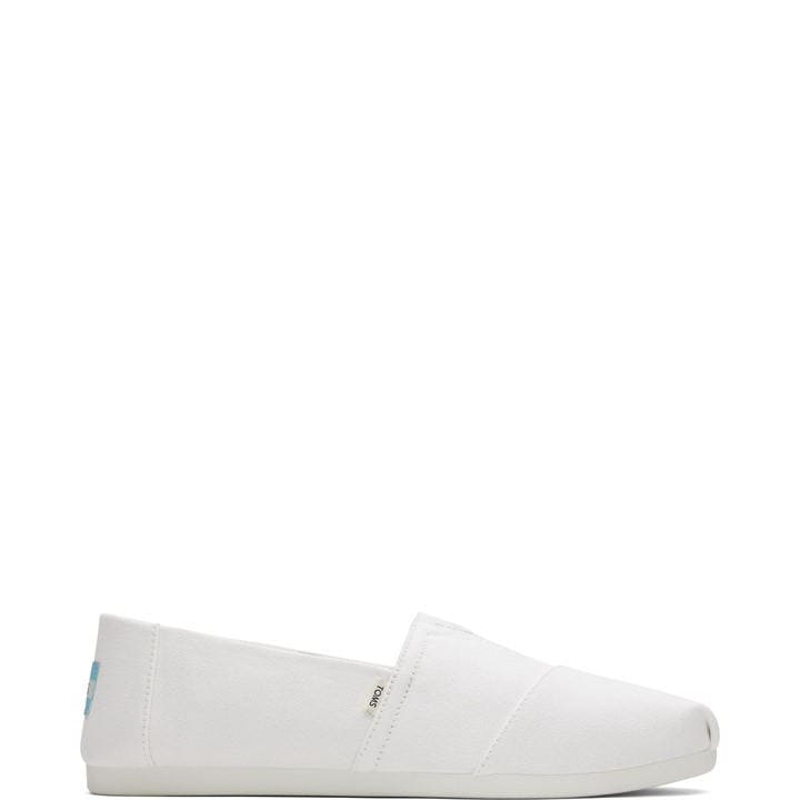 Toms Men's White Alpargata Shoes in Size 7, Sports Direct