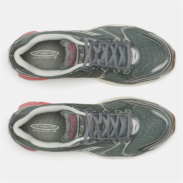 Grey green - Saucony - Progrid Triumph 4 Running Shoe