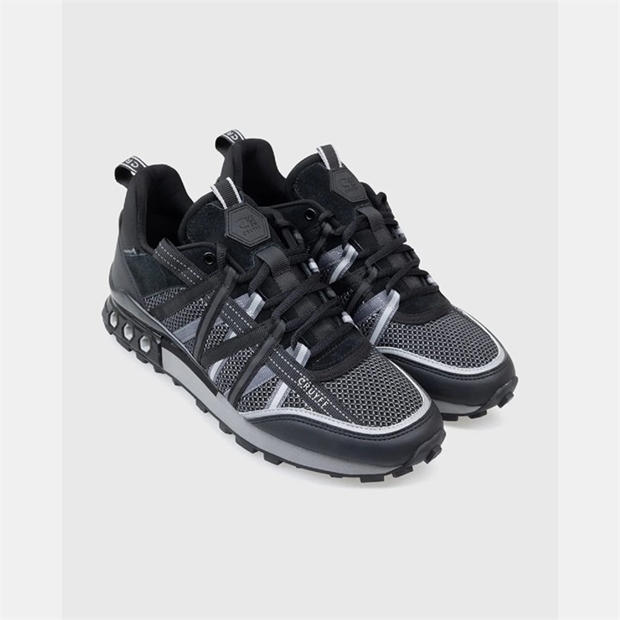 Black Grey - Cruyff - Fearia Hex-Tech Trainers