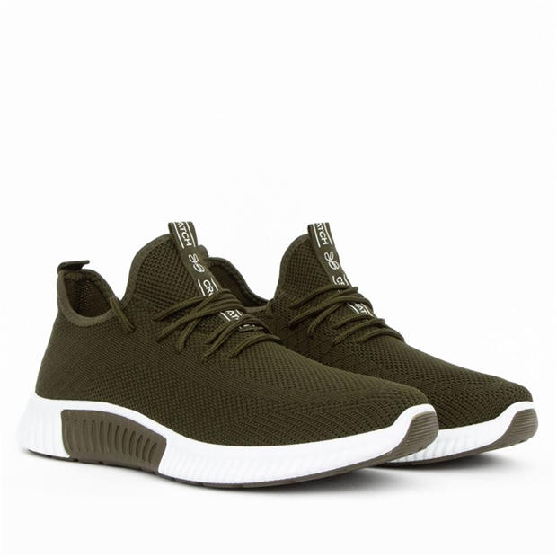 olivová - Crosshatch - Rideout Trainers