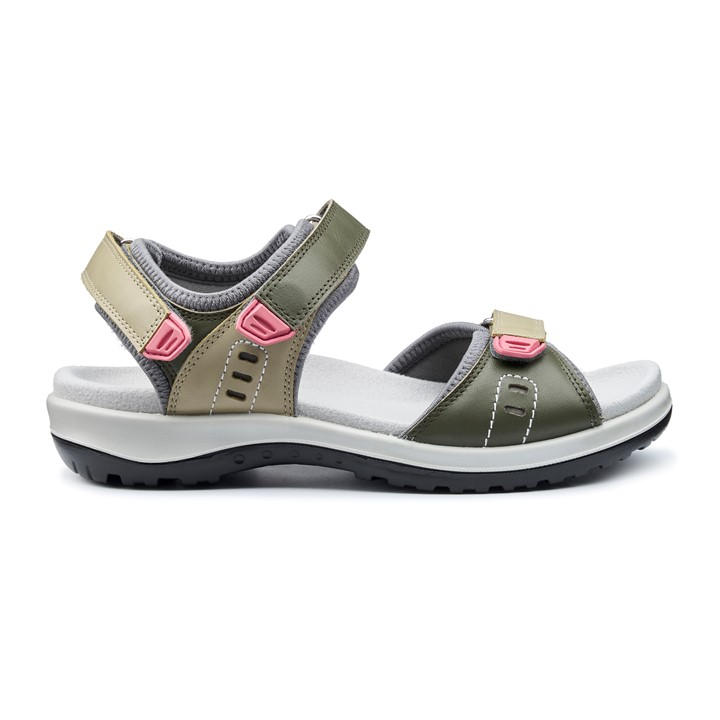 Hotter Women's Green Walk Ii Active Sandals Standard Fit in Size 7 (41), Sports Direct