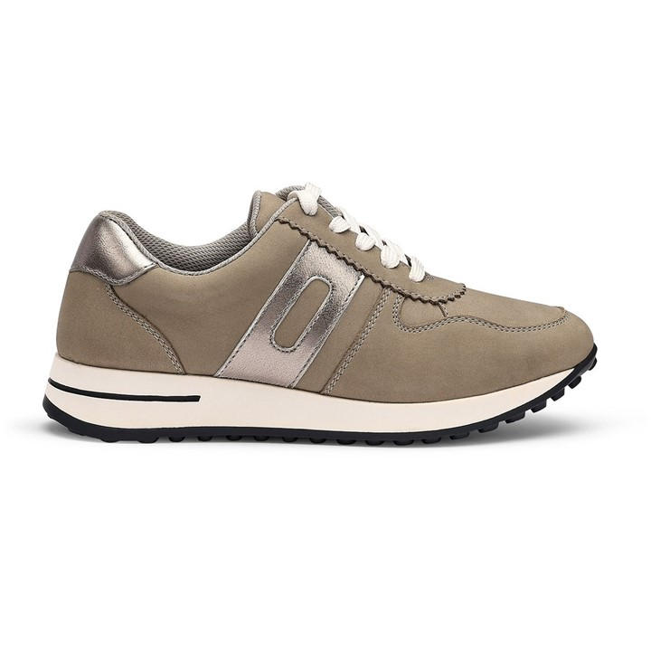 Hotter Women's Grey Revival Trainers Wide Fit in Size 8, Sports Direct