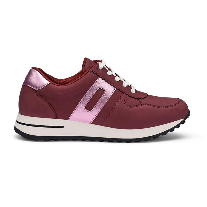 Hotter Women's Red Revival Standard Fit Trainers in Size 6.5, Sports Direct
