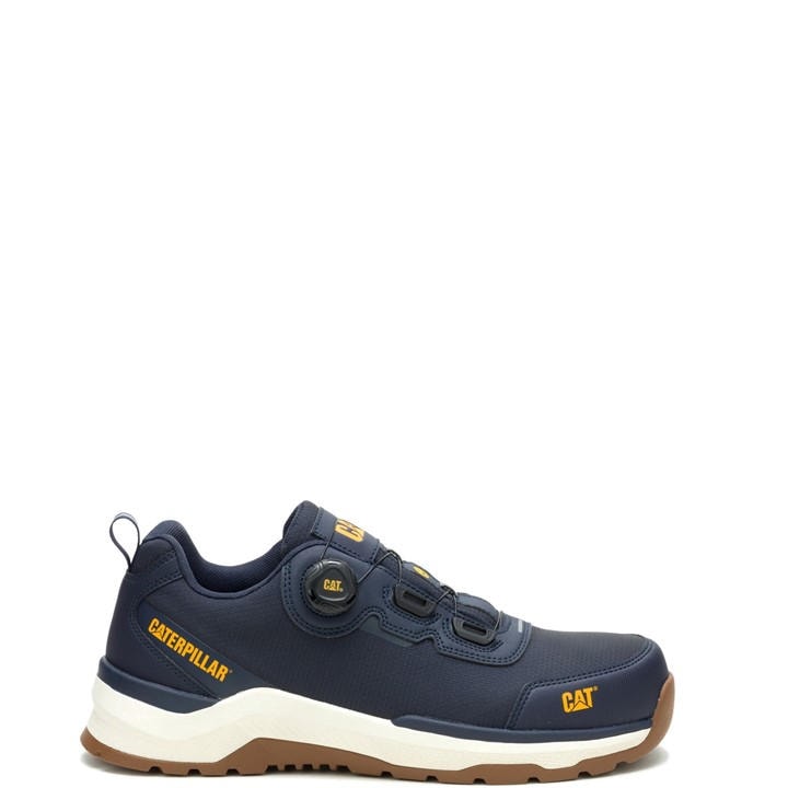 Caterpillar Men's Blue Inductor Tech Low Safety Trainer S3s in Size 12, Sports Direct