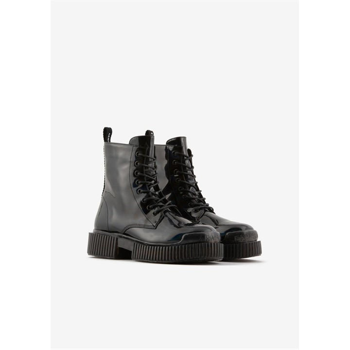 Armani Exchange Women's Black Ankle Boots