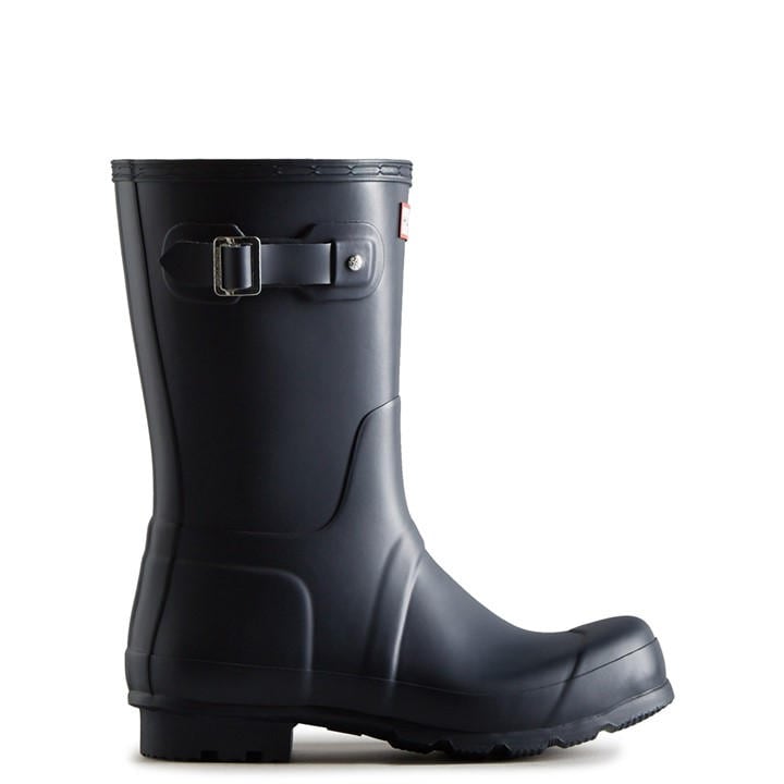 Hunter Men's Blue Original Short Wellington Boots in Size 7 (40/41), Sports Direct
