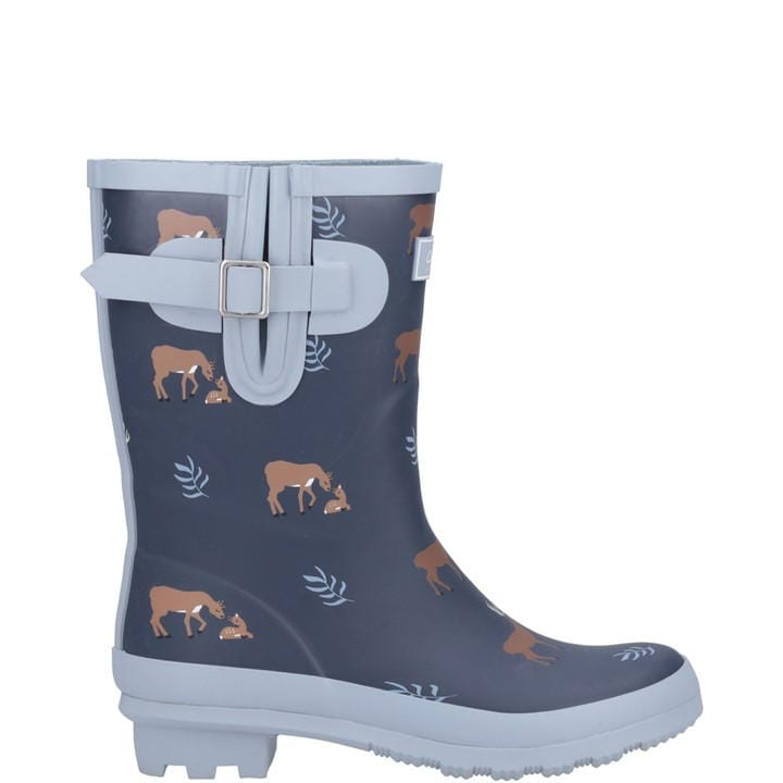 Cotswold Women's Blue Woodland Mid Wellingtons in Size 3, Sports Direct