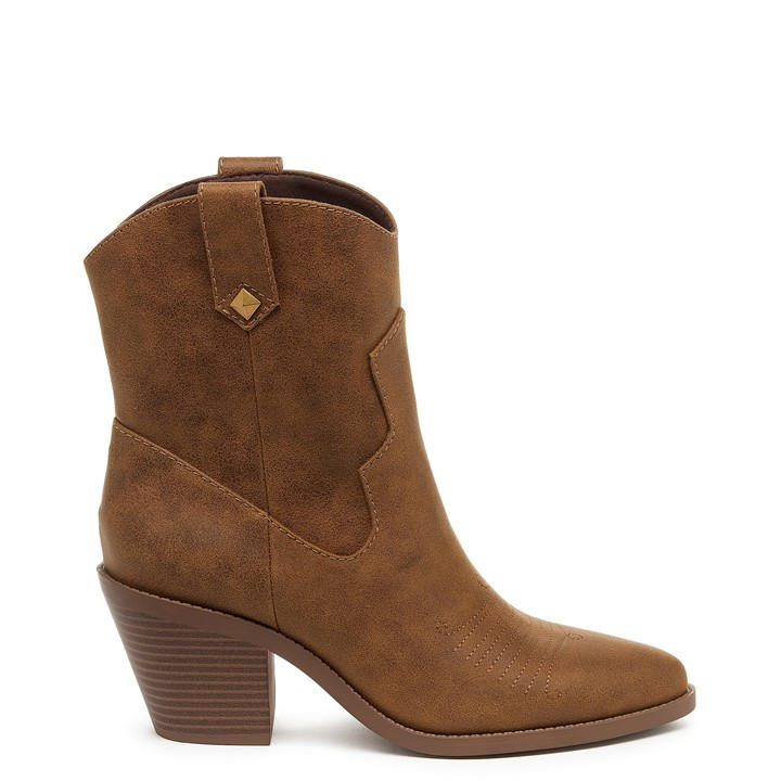 Rocket Dog Women's Brown Feather Ankle Boots in Size 8, Sports Direct