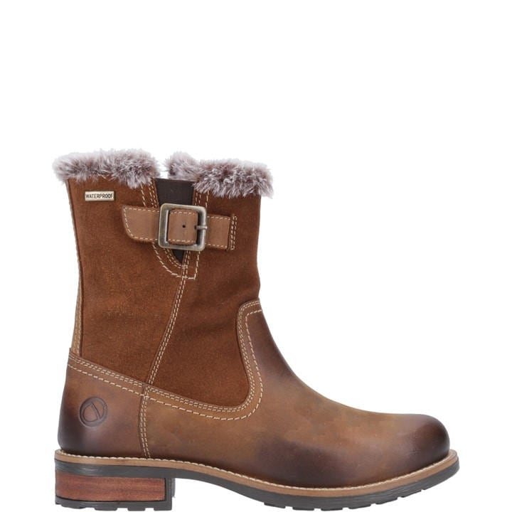 Cotswold Women's Brown Kemerton Ankle Boots in Size 6, Sports Direct