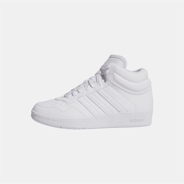 White - adidas - Hoops 4.0 Mid Shoes