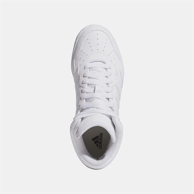 White - adidas - Hoops 4.0 Mid Shoes