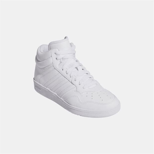 White - adidas - Hoops 4.0 Mid Shoes