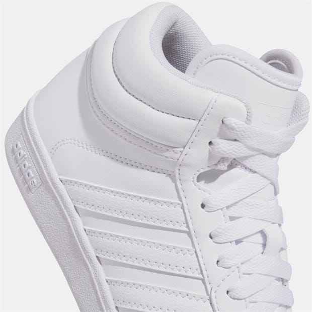 White - adidas - Hoops 4.0 Mid Shoes