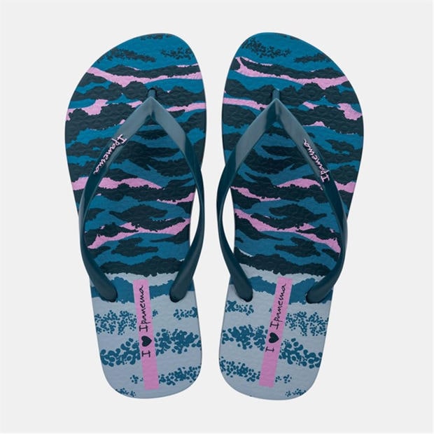 Blue - Ipanema - Animal Print VI Fem Flip Flops