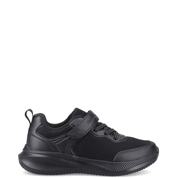 Hush Puppies Boys Black Marty Trainer Jnr in Size 5, Sports Direct