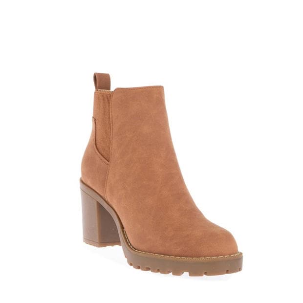 Cognac - Only - Barbara Heeled Chelsea Boots