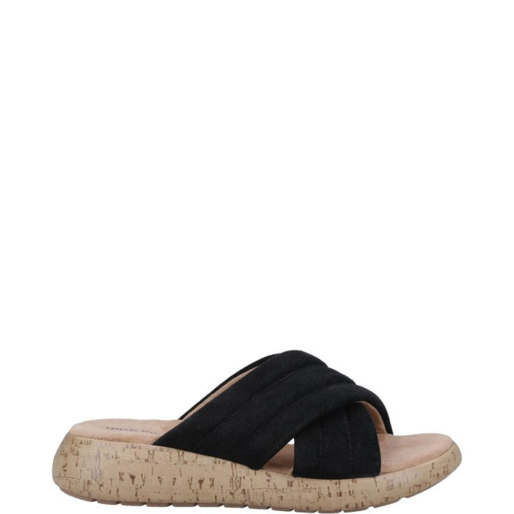 Hush Puppies Women's Black Sarah Slide Size 7