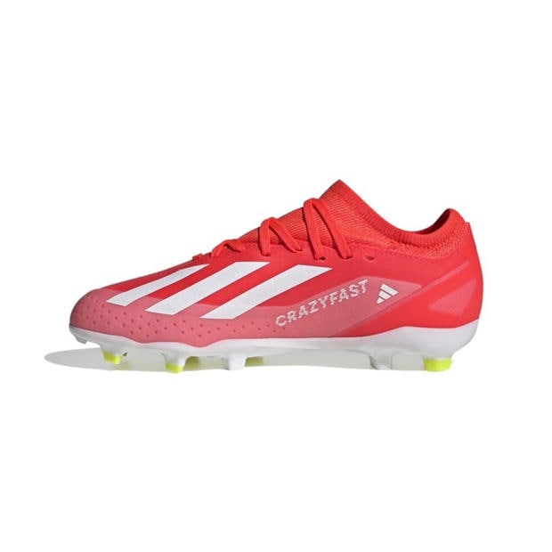 red white - adidas - X Crazyfast League FG Football Boots