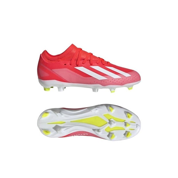 red white - adidas - X Crazyfast League FG Football Boots